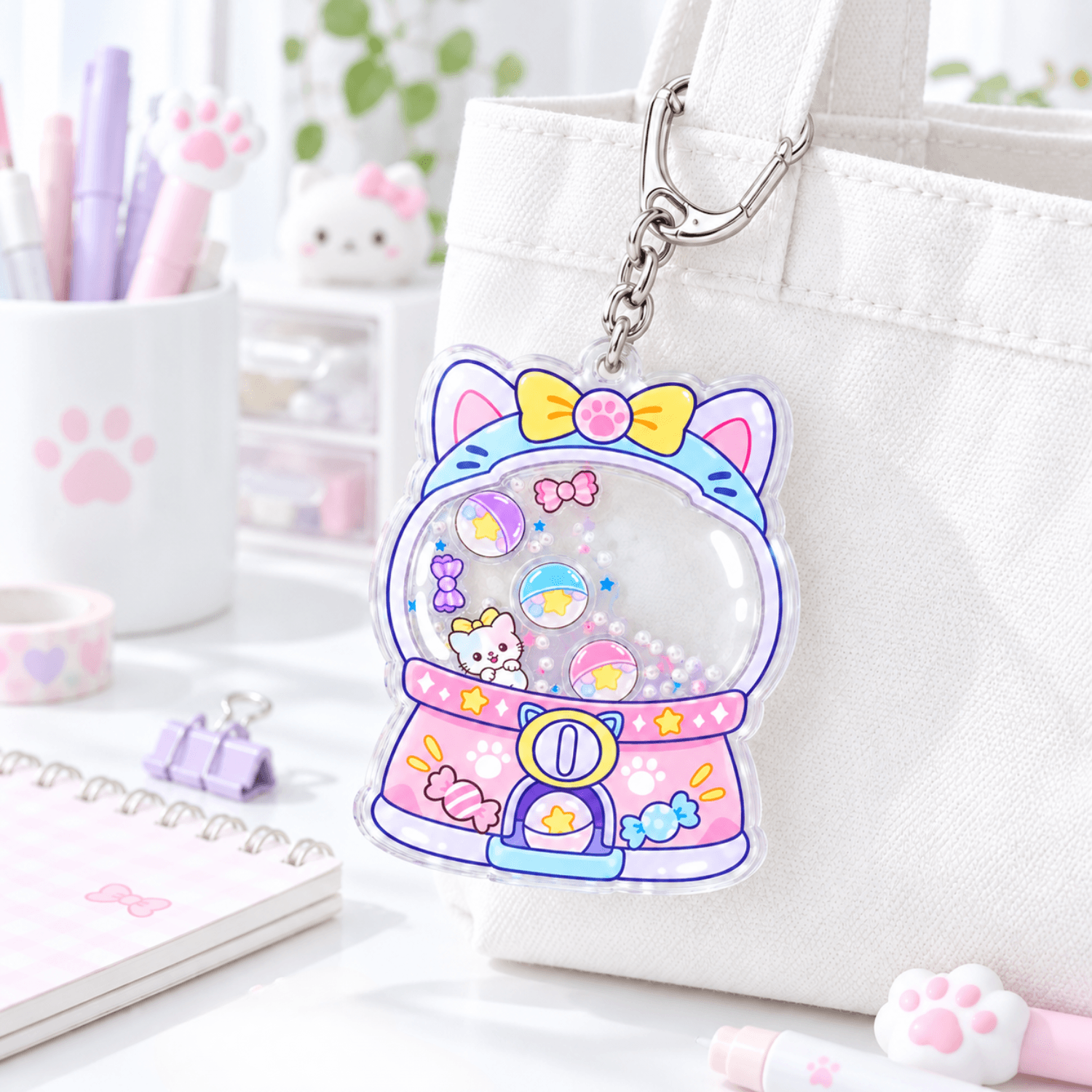 しゃかしゃかアクキー【Mサイズ/80mm】