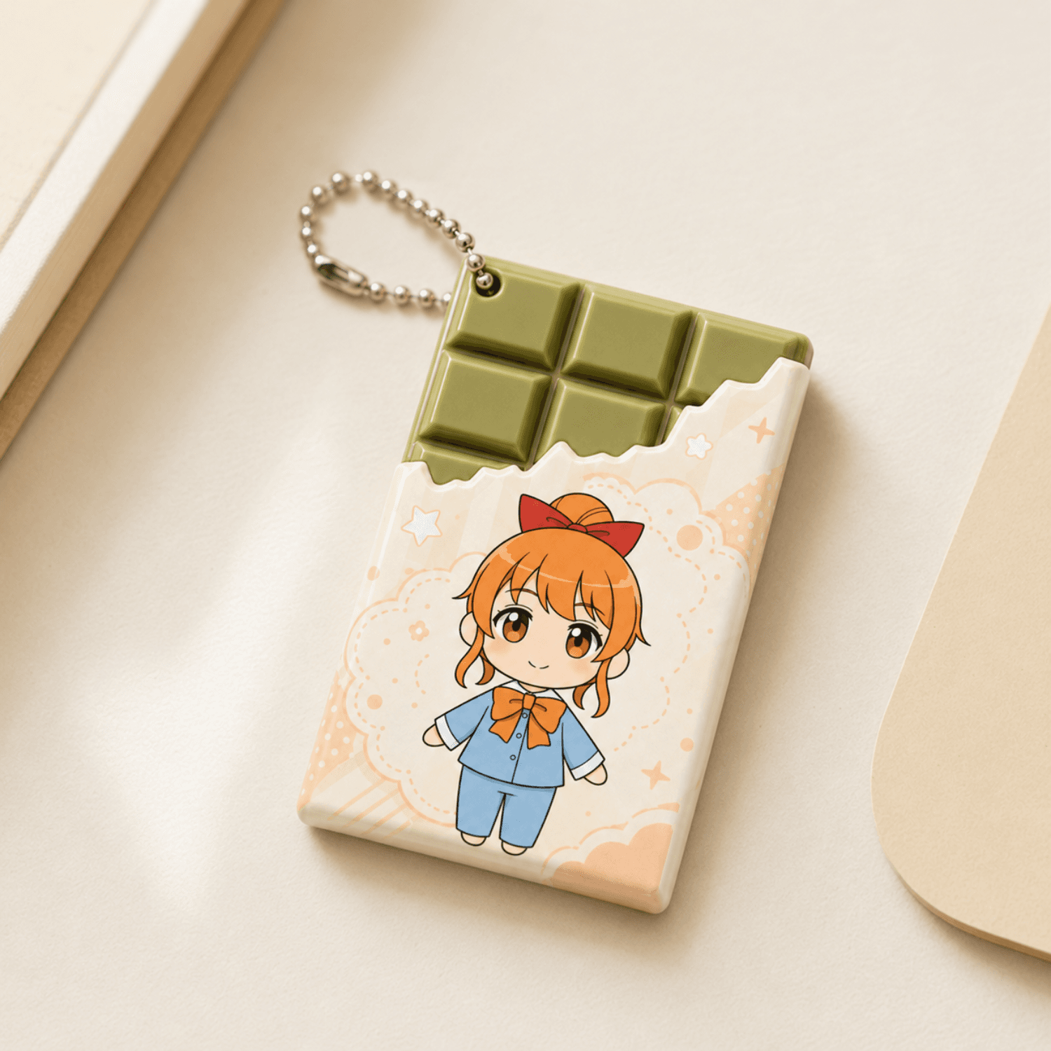 板チョコキーホルダー
