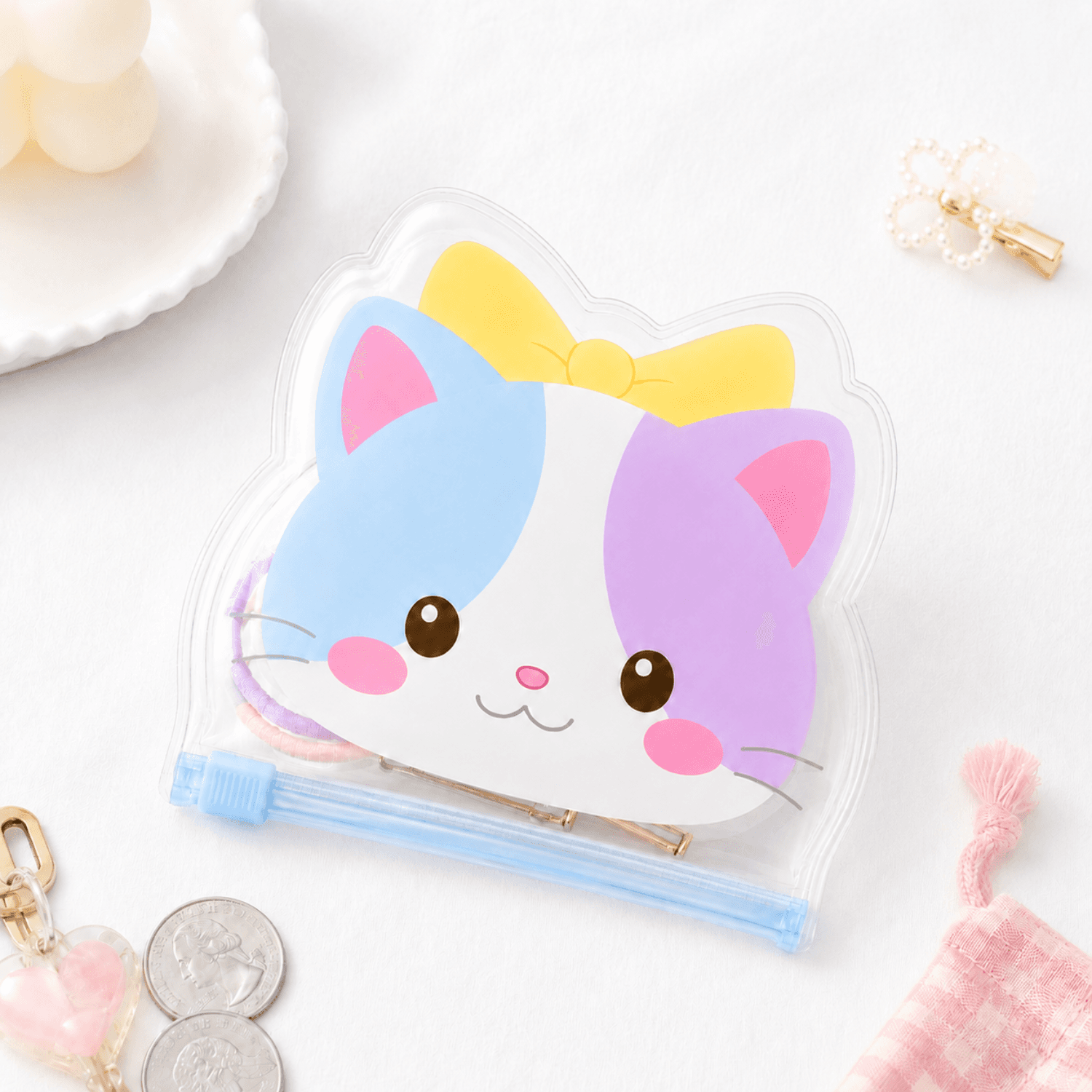 PVCクリアバッグ・小物入れ【Sサイズ/10cm/0.2mm厚】